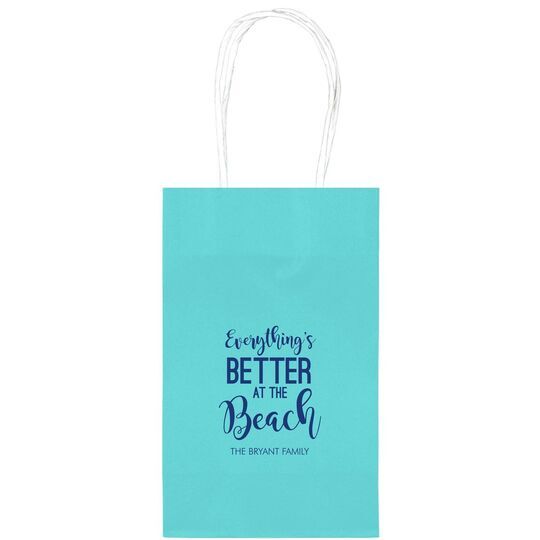 Better at the Beach Medium Twisted Handled Bags